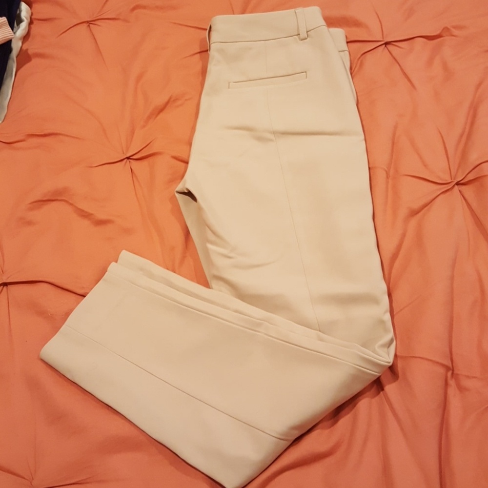 Salmon colored work pants